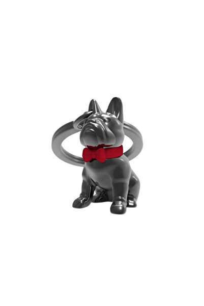 Metalmorphose Breloc caine Bulldog, ambalat in cutie, negru, colectia Animals