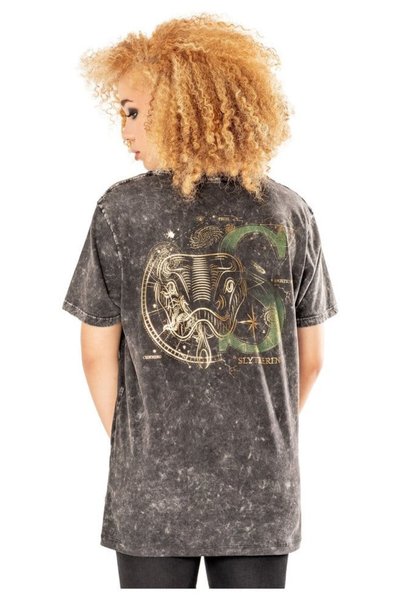 CID Tricou Harry Potter Slytherin Acid Wash Mărimea XL