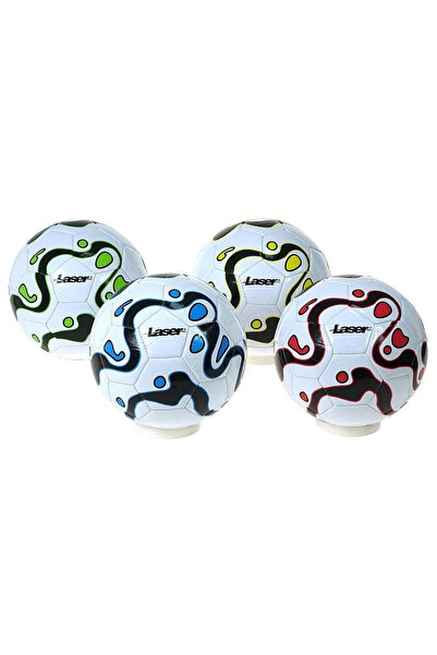 adar , Minge de fotbal din PVC, mix de modele Laser, pentru copii 3+, Multicolor