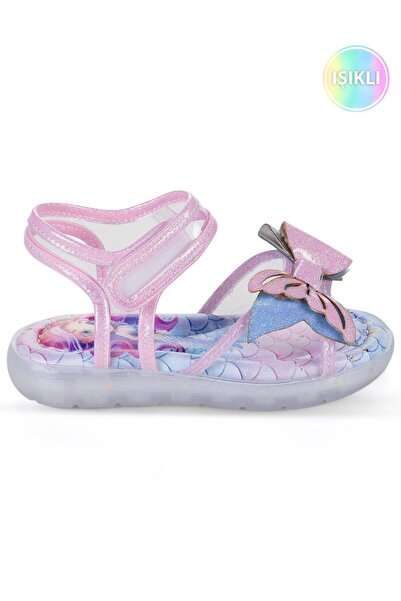 Civil Girls Glittery Mermaid Sandals Size 22-26 - Powder