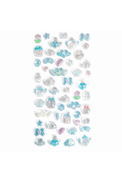 OEM Autocolante decorative, stickere Dalprint dpCraft Candy Drops Blue, cu ef...