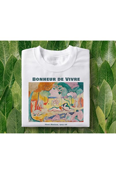 Grafftee Clothing Bonheur De Vivre Printed Unisex Oversize T-Shirt