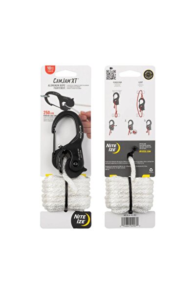 Nite Ize Σφιγκτήρας CamJam XT Aluminium Rope Tightener With Rope NCJLA-02-R3