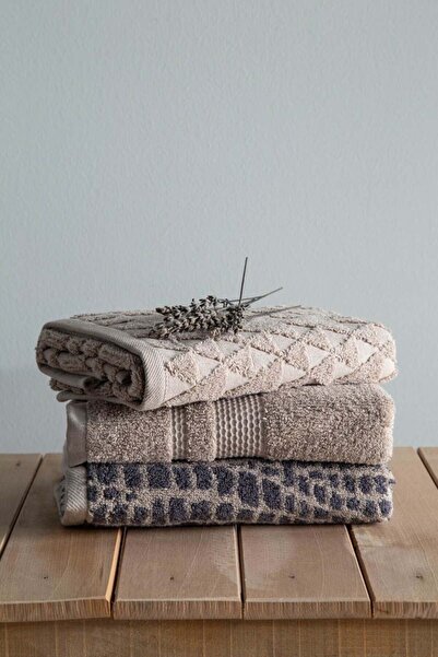Apricitas HOME 50X90 3-Piece Towel Set Louis