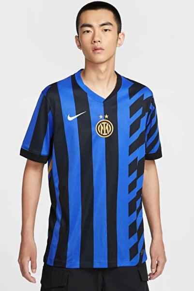 Nike İnter-Milan Dri-Fit 2024-2025 Home Stadium Mach Jersey İnter İç Saha Fut...