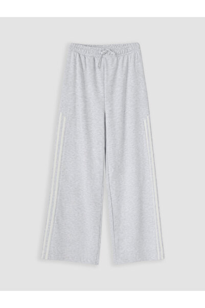 LC Waikiki Peak New Season Elastic Waist Wide Leg Girls' Sweatpants