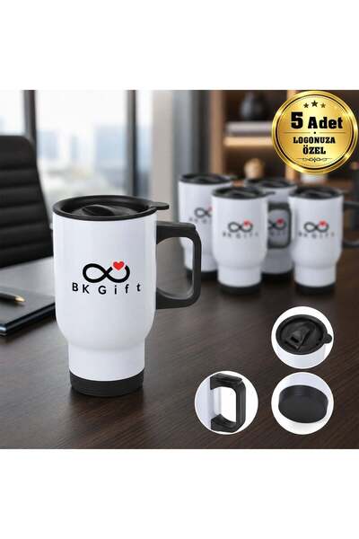 Bk Gift Personalized with Your Logo, 5 Pieces of Steel Handled Thermos Cups, ...
