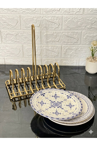Prime Cart Collections 2 Pieces Premium Metal Dish Rack Organizer – Multi-Pur...