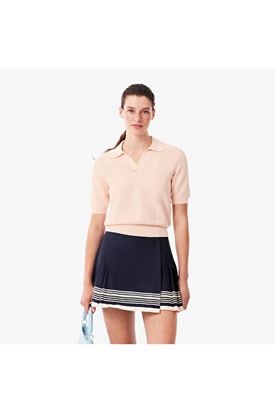Lacoste Kadın Regular Fit Kısa Kollu Polo Yaka Pembe Triko
