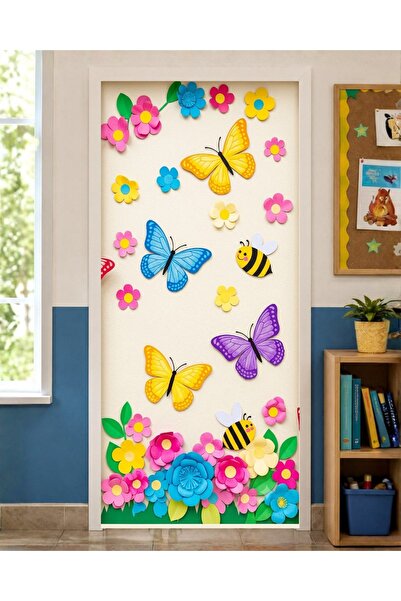 PROMISEBACKDROP2 زينة باب مرنة مقاس 190x75 سم، زينة باب من القماش، بتصميم فرا...