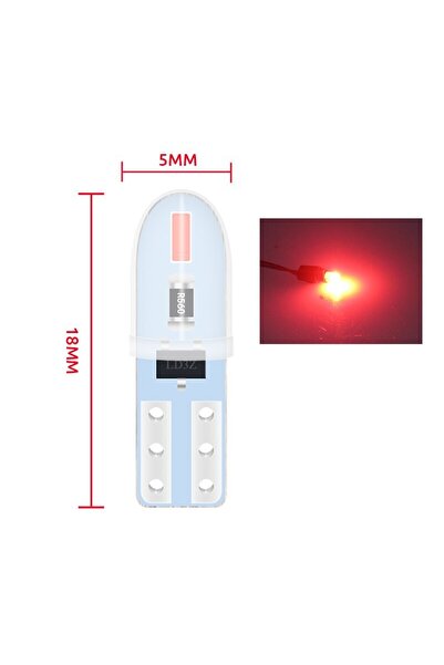Choice T5 أحمر (متوفر في المخزون) *** 10 قطع 10X T5 LED 3014 2SMD بدون قطبية ...