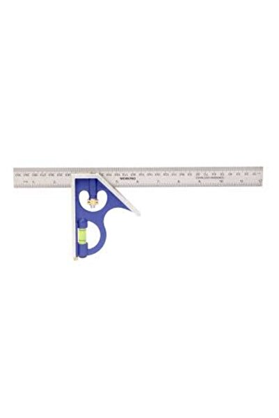 Workpro 300mm (12-Inch) Combination Square – Aluminum Carpenter Square with S...