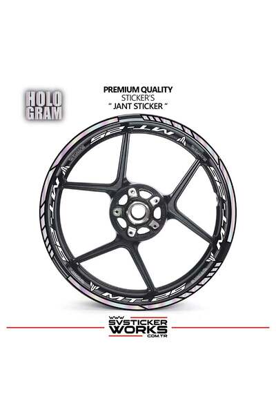 ARONA Yamaha mt-25 wheel rim sticker and interior text printed decal sticker ...