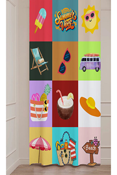 GREENDECOR Summer Beach Flamingo Palm Lemon Watermelon Sun Fruit Hello Summer...