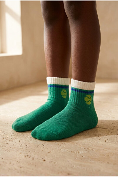 Katia&Bony Children's Tennis Patterned Socks Green