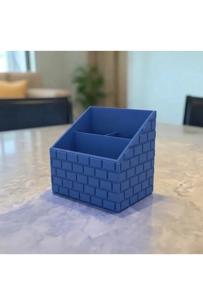 OEM Brick Textured Remote Control Organizer for Desk or Table