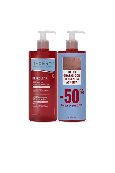 DEXERYL Set Gel de curatare faciala DEXECLEAR 800 ml