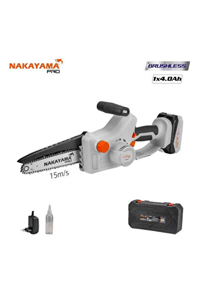 NAKAYAMA EC 1600 Αλυσοπρίονο κλαδέματος μπαταρίας 1 x 4 Ah χωρίς ψήκτρες 21 V...