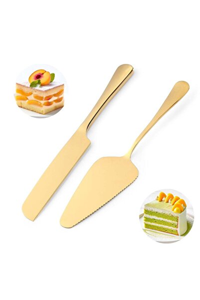 Arabest 2-Piece Wedding Cake Cutting Set,Cake Serving Set,Cake Cutter,9.25 In...