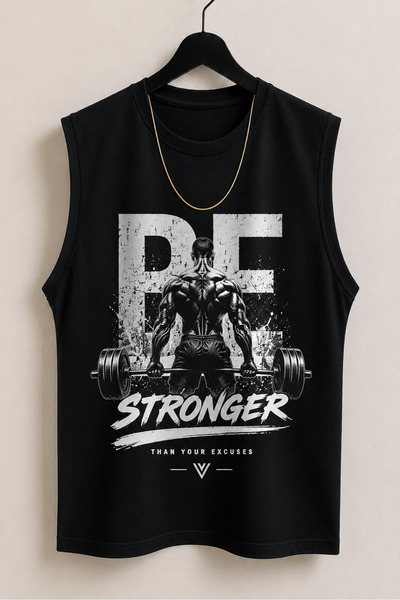 FUWEAR Men's Premium Quality Modern Fit Sports Tank Top Sleeveless T-Shirt