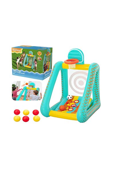 BESTWAY Loc de joacă gonflabil Perfect Aim 3 în 1, 127 x 109 x 178 cm, 31991