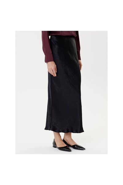 Marella Fustă midi de damă 2525106041200 Negru