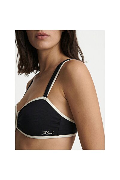 Karl Lagerfeld Top de bikini pentru femei B2W46022 Negru