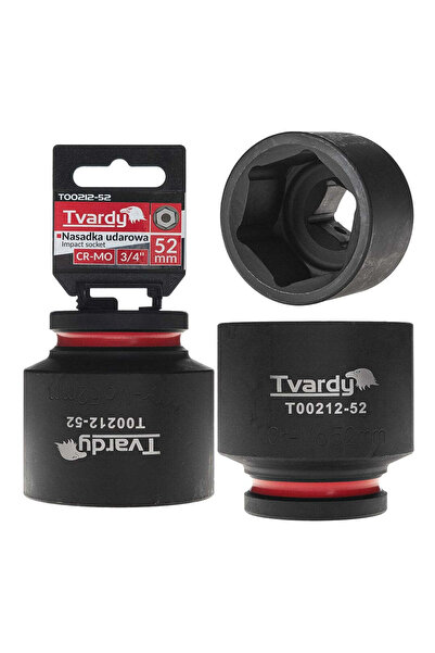 Tvardy Cheie tubulară de impact cu 6 puncte 3/4 ", 52 mm, Cr-Mo, T00212-52