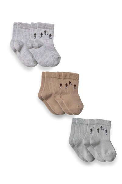 Magu Set of 6 Kite Patterned Baby Socks