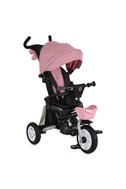byox Tricicletă Pliabilă Flexy Lux Pink, Scaun Rotativ 360°, Mâner Parental, ...