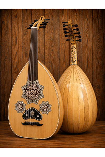 KARAZ MUSIC Professional Lux Musical Oud (Warm Aged Swedish Face - Durable Oa...