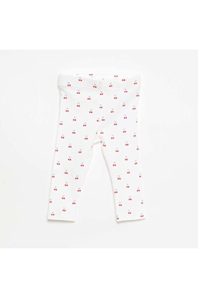 KIABI Long Printed Leggings WHITE