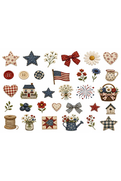 TELLGRAF Patterns Themed Sticker Set (21X30 cm 1 Set)