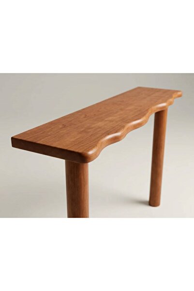 LkAhşap Masif Kayın Ağacı Dresuar 100x30x85 cm El Yapımı Modern Antre Konsolu Dekoratif Ahşap Dresuar