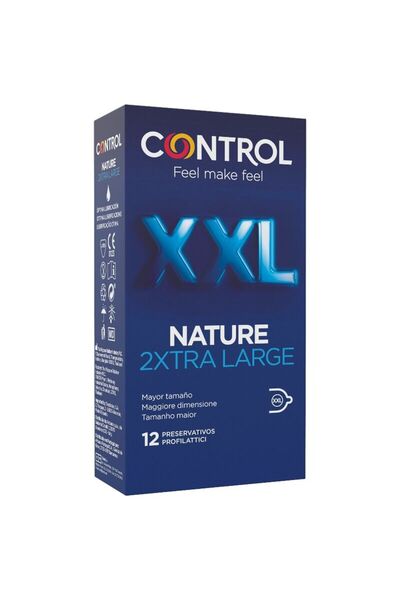 control NATURE 2XTRA LARGE XXL ΠΡΟΦΥΛΑΚΤΙΚΑ - 12 ΤΕΜΑΧΙΑ