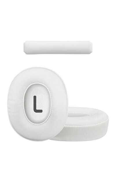 Choice White Combo Earphone pads For JBL Tune 700BT, 710BT, 720BT 700BTNC, 75...