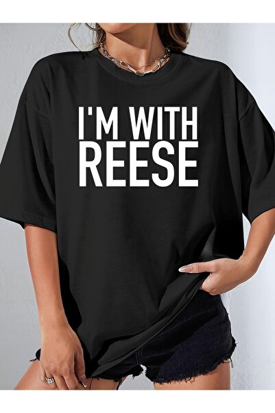 01THEONE تي شيرت نسائي مضحك من IM REESE بطبعة "I' Reese" - قميص ناعم وقابل لل...