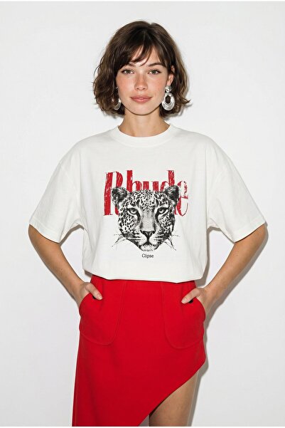 Hiccup LUCCI Tricou Oversize Din Bumbac Cu Imprimeu