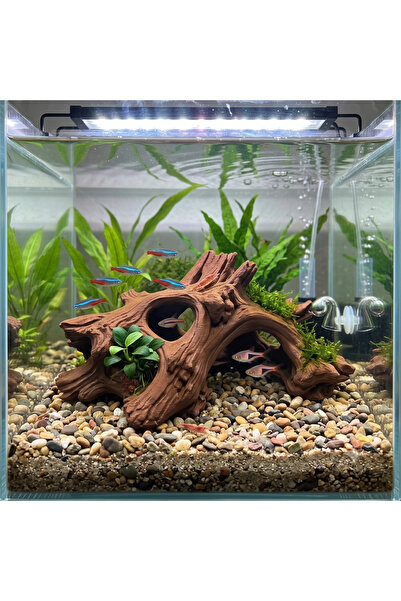Kanki Pet 3D PETG Akvaryum Ağaç Kökü Dekoru Batabilen Süs KP3D10410