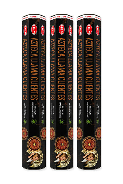 Hem Azteca Llama Clientes Premium Masala Incienso X3