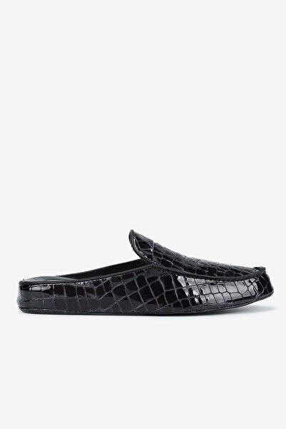 Serhat Özköroğlu Lfr-O501 Kroko Merdane Slippers Navy Blue
