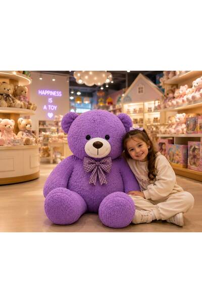 MASSALTOYS 160 cm Giant Plush Bear Gift Plush Toy Purple