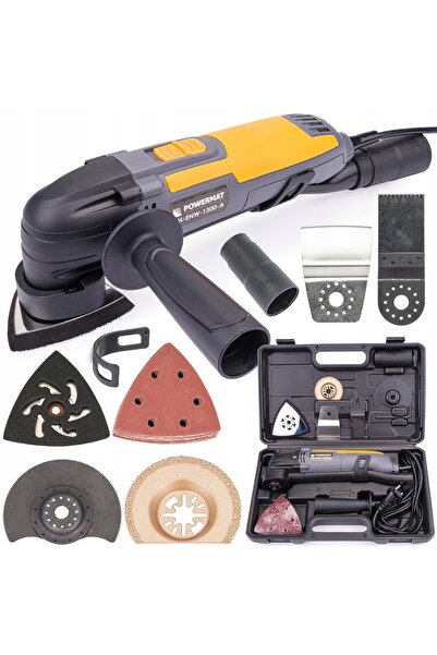 Powermat Mașină de șlefuit electrică multifuncțională 1300W, tip valiză + 5 c...
