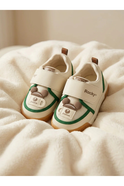 BURUNİ Rocky Happy Steps Organic Baby First Step Shoes Size 18-21 |   Orthope...