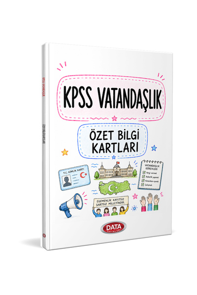 Bi bigelio Data KPSS Vatandaşlık Özet Bilgi Kartları Data Yayınları