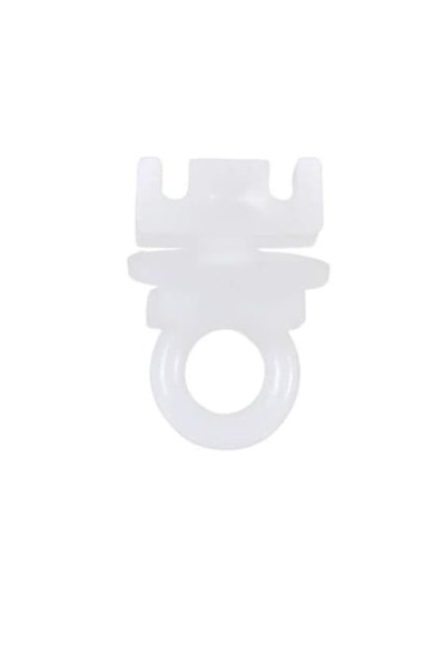 YUPY ®   Dop de plastic pentru șină de perdea, alb, 10 bucăți
