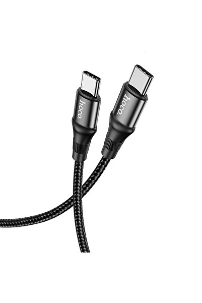Hoco X50 Καλώδιο Type C σε Type C, PD 5A 100W, 1μ, μαύρο
