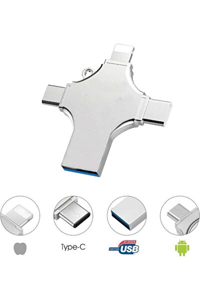 Flash Drive 1TB 4 in 1 USB 3.0 OTG for iPhone Android iPad Mac and Windows