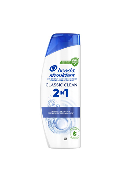 Head & Shoulders Classic Clean 2 în 1 Șampon și Balsam Anti-Mătreață 250 ml