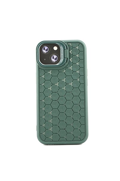 DARA TPU защитен калъф, DARA, за Apple iPhone 15, 3D Куб, с ринг, защита на к...